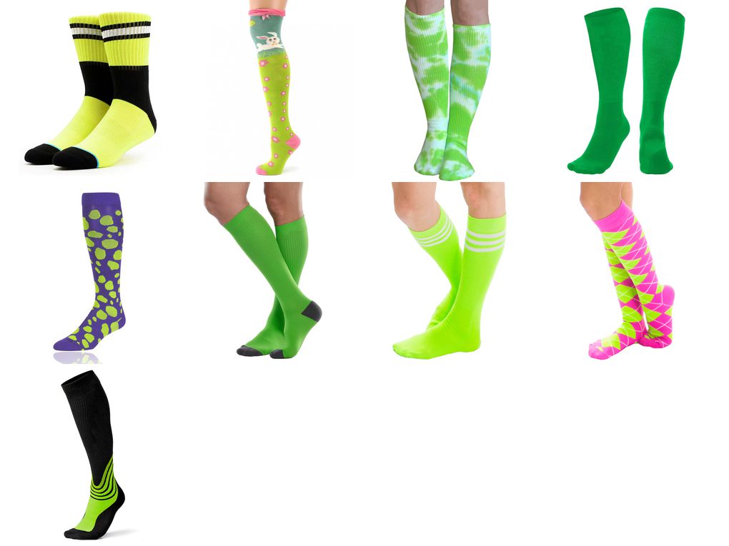 lime green socks